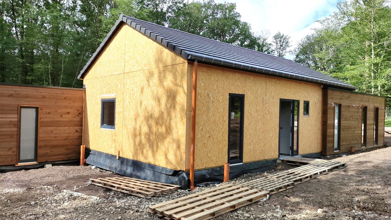 maison ossature bois construction